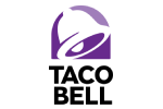 Purple circular logo with a stylized swoosh and leaf-like shape inside a rounded square outline.