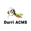 Durri ACMS logo featuring a stylized bird with black, white, yellow, and red sail elements and the text 'Durri ACMS'.