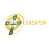 Logo for EREAFSN: circular yellow badge with green abstract design and orange 'EREAFSN' text to the right.
