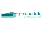 Eurobodalla Shire Council logo with teal wave design