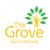 The Grove Early Learning logo with a stylized green tree and yellow sunburst, and the text 'The Grove Early Learning'.
