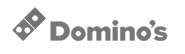 Domino's brand logo with the domino tile icon